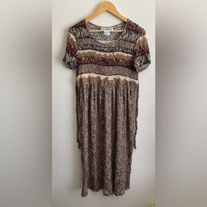 🦒Vintage 90s Another Thyme Midi Dress🦒